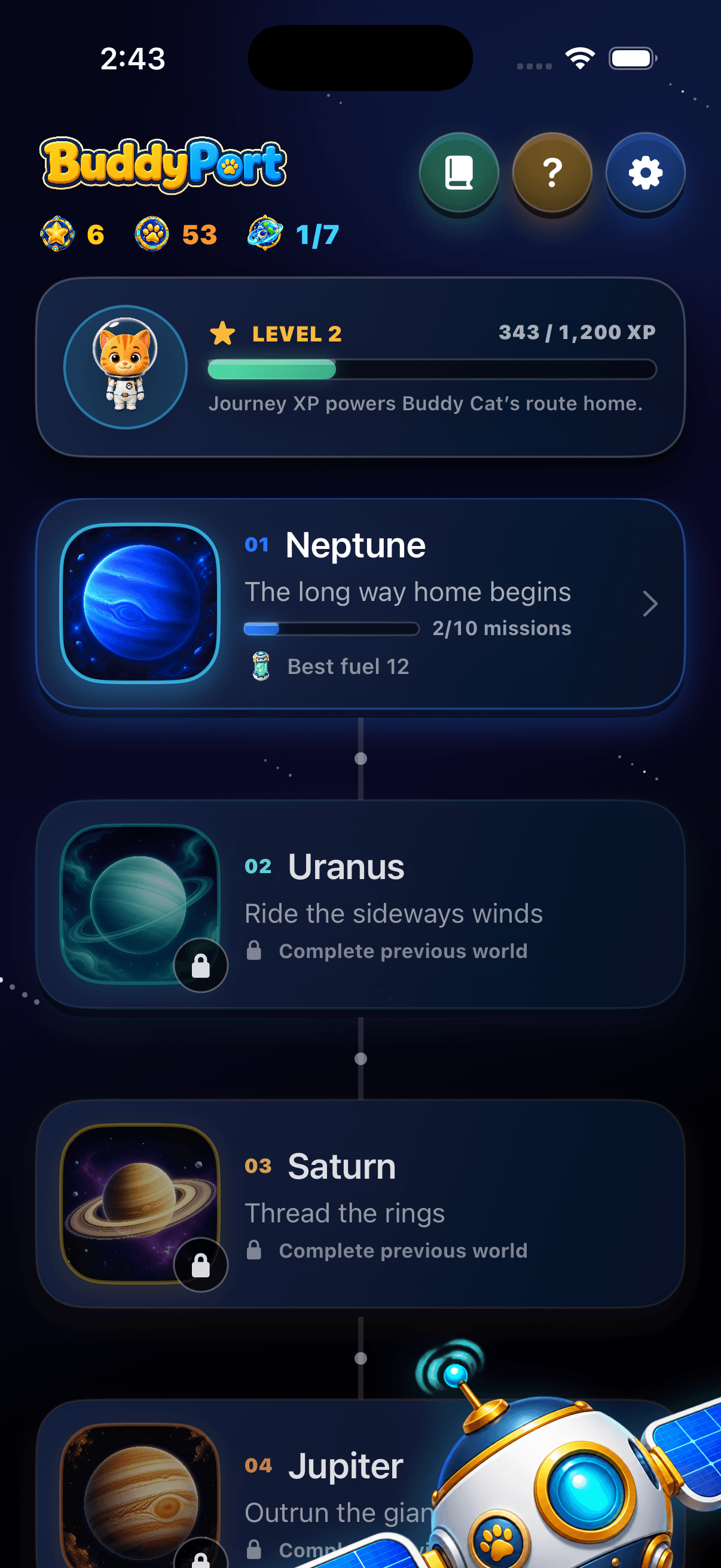A Neptune mission stamped in the Star Log