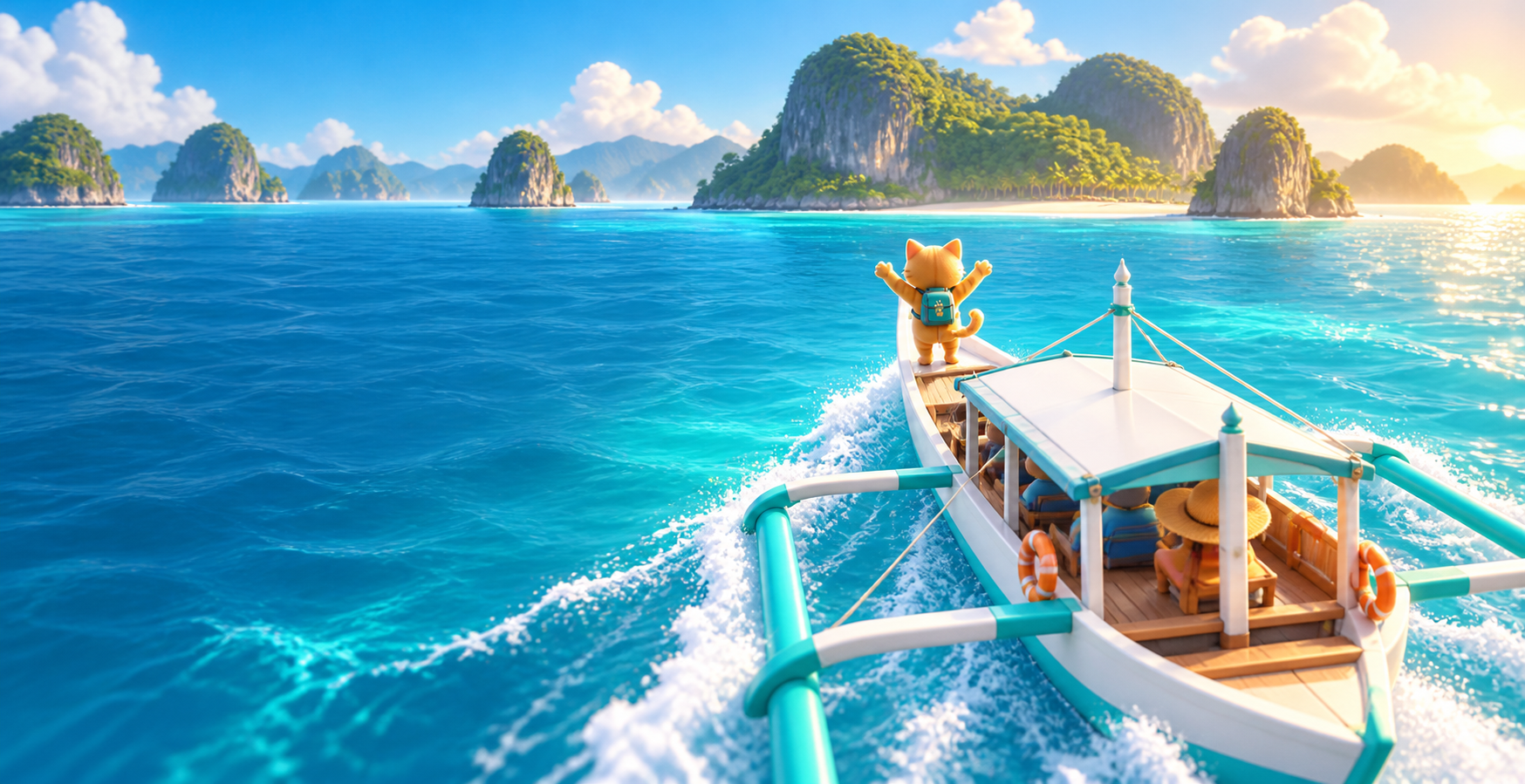 A Buddy setting sail on the Island Voyage from Batangas
