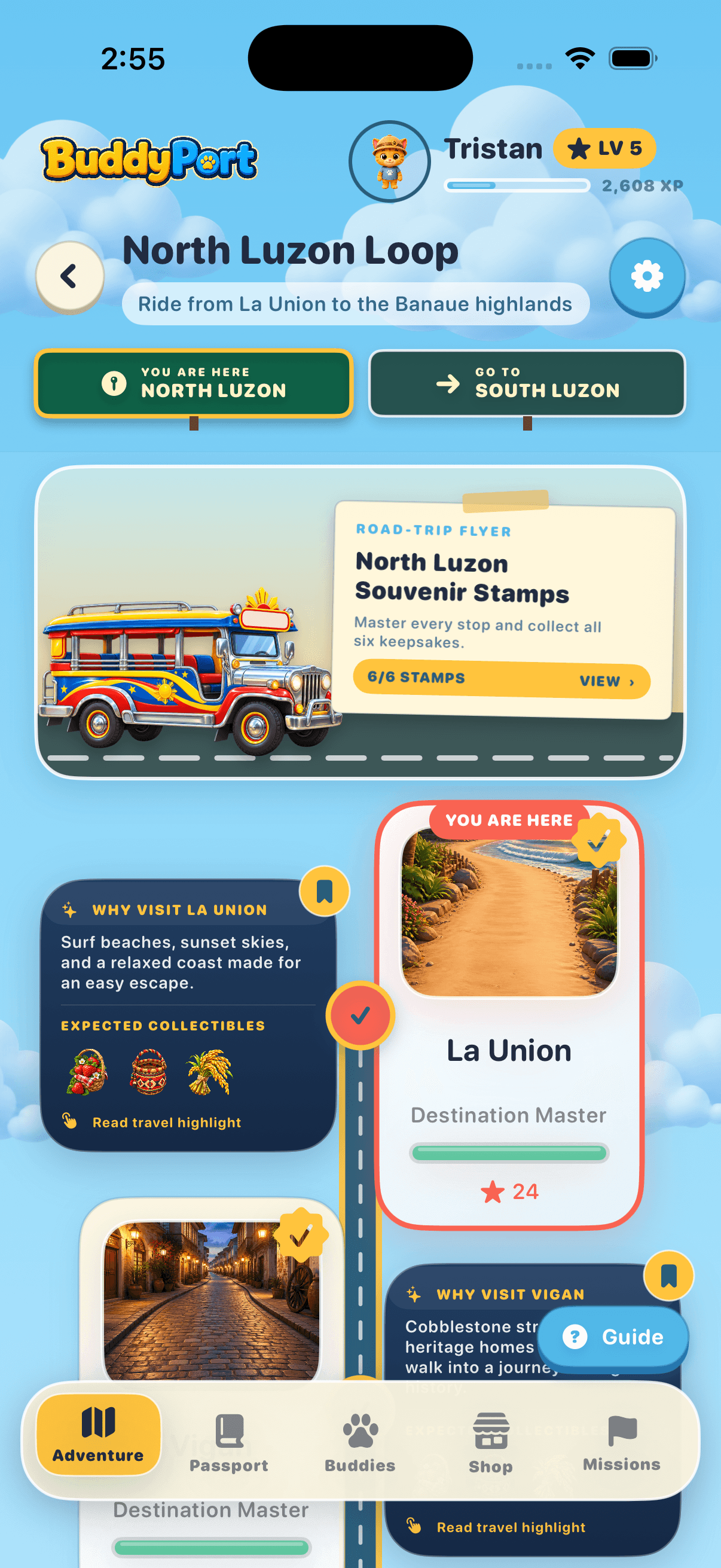 North Luzon Loop destination road trip in BuddyPort