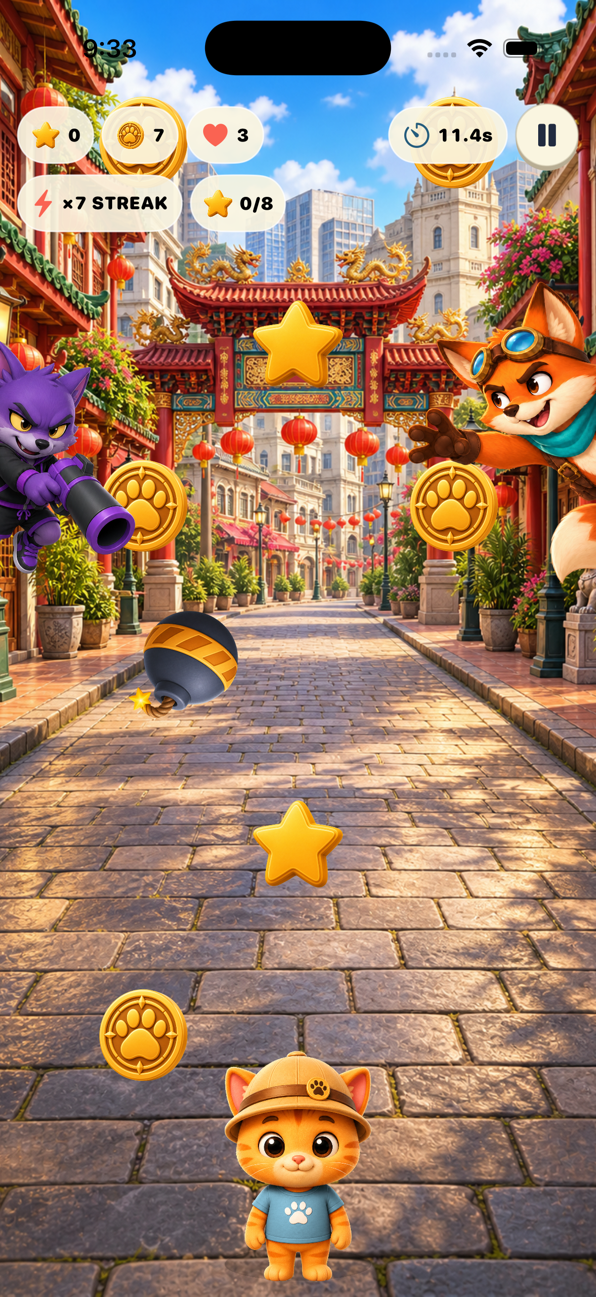 Buddy dodging the Fox Brothers in Binondo