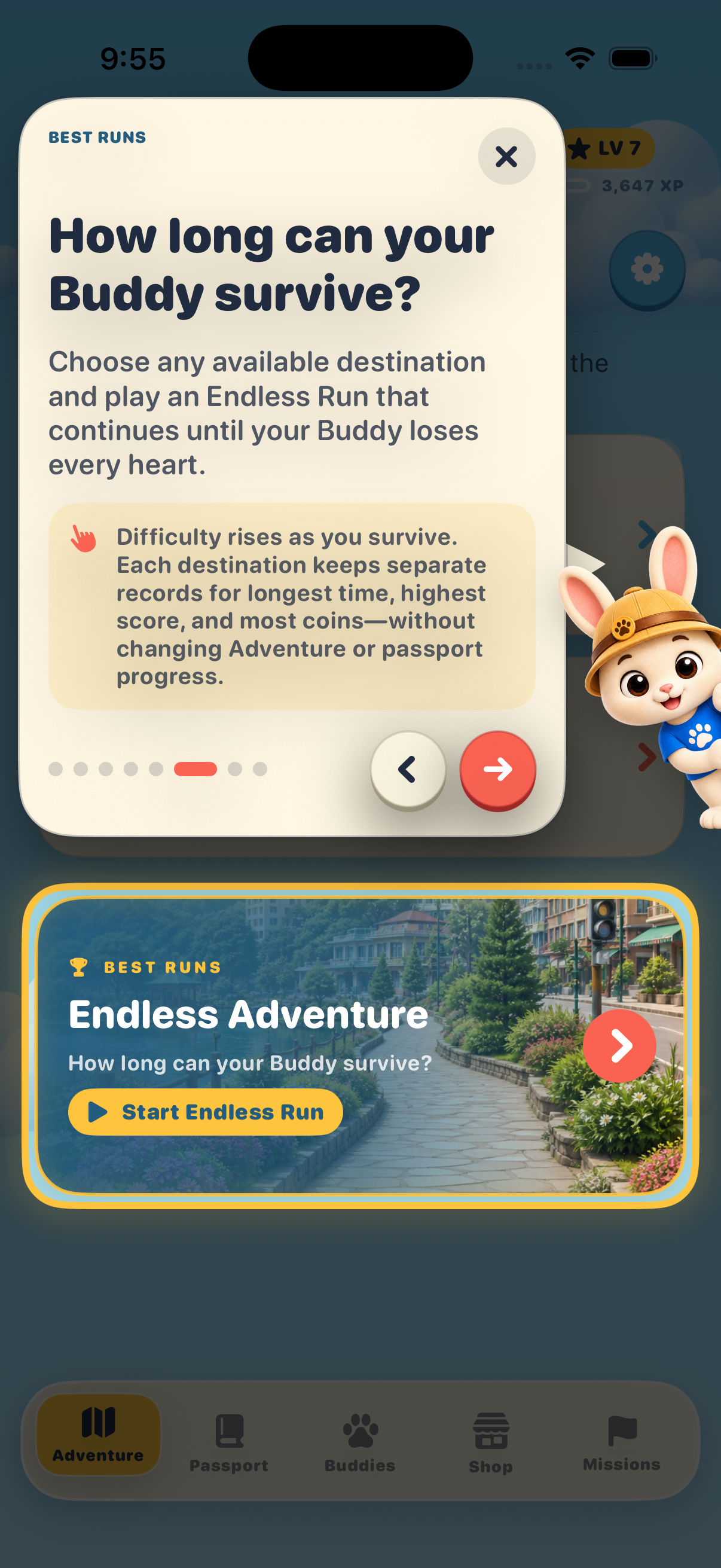 Endless Run guide