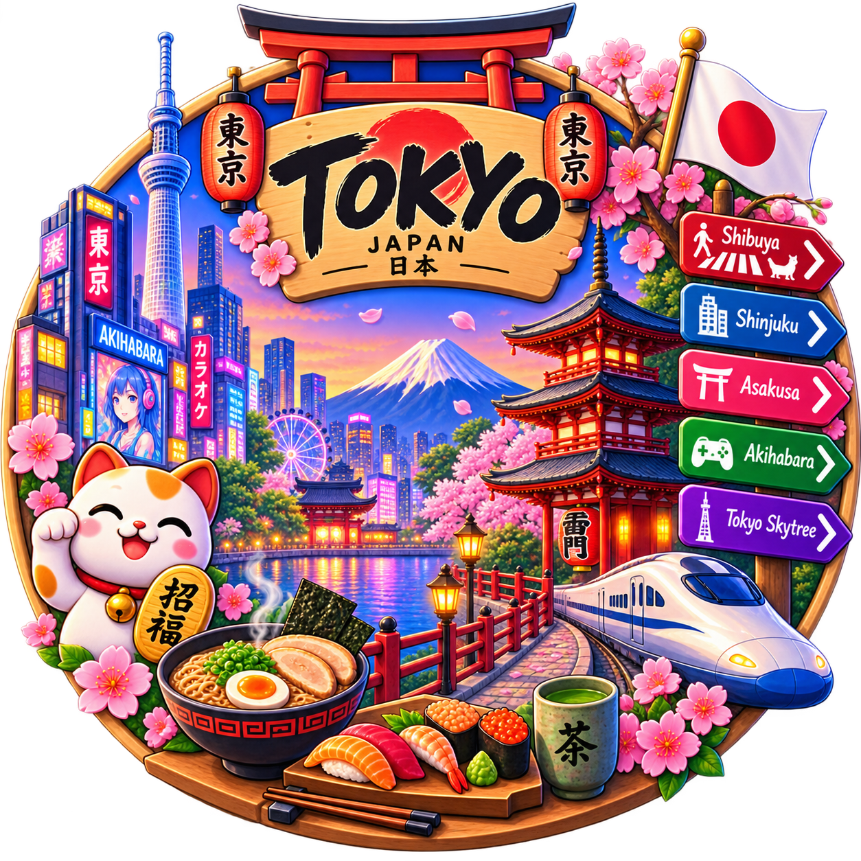 Tokyo passport stamp